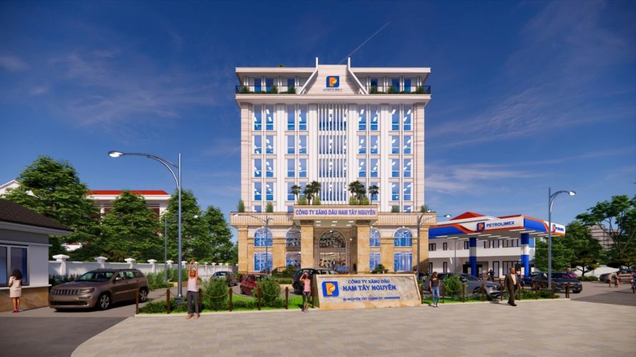 Trụ sở làm việc Công ty Xăng dầu Nam Tây Nguyên