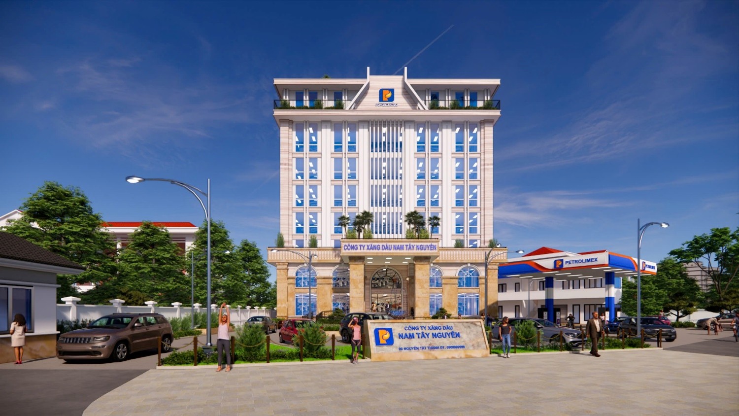 Trụ sở làm việc Công ty Xăng dầu Nam Tây Nguyên